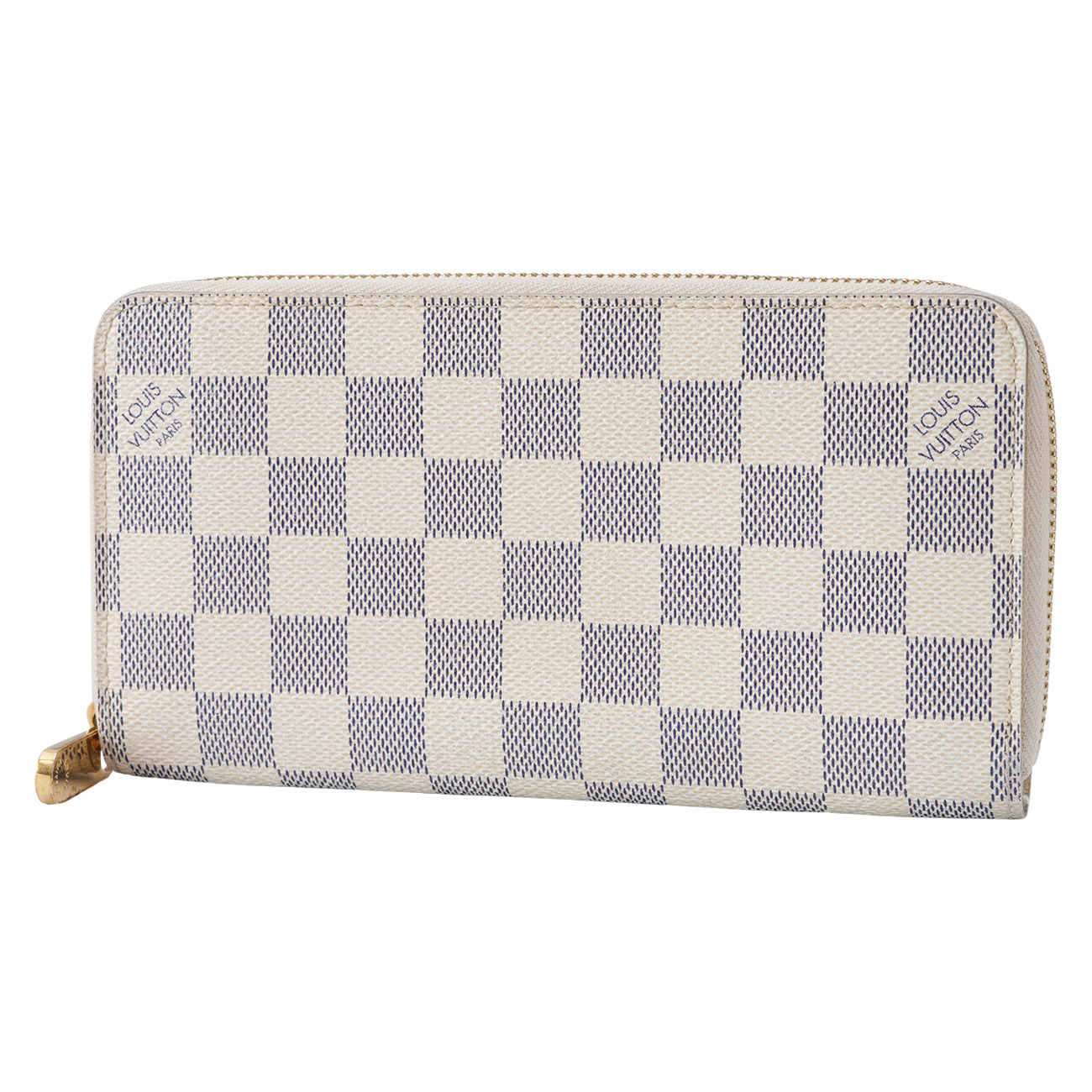 LOUIS VUITTON(USED)루이비통 N60019 다메에 아주르 지퍼 장지갑